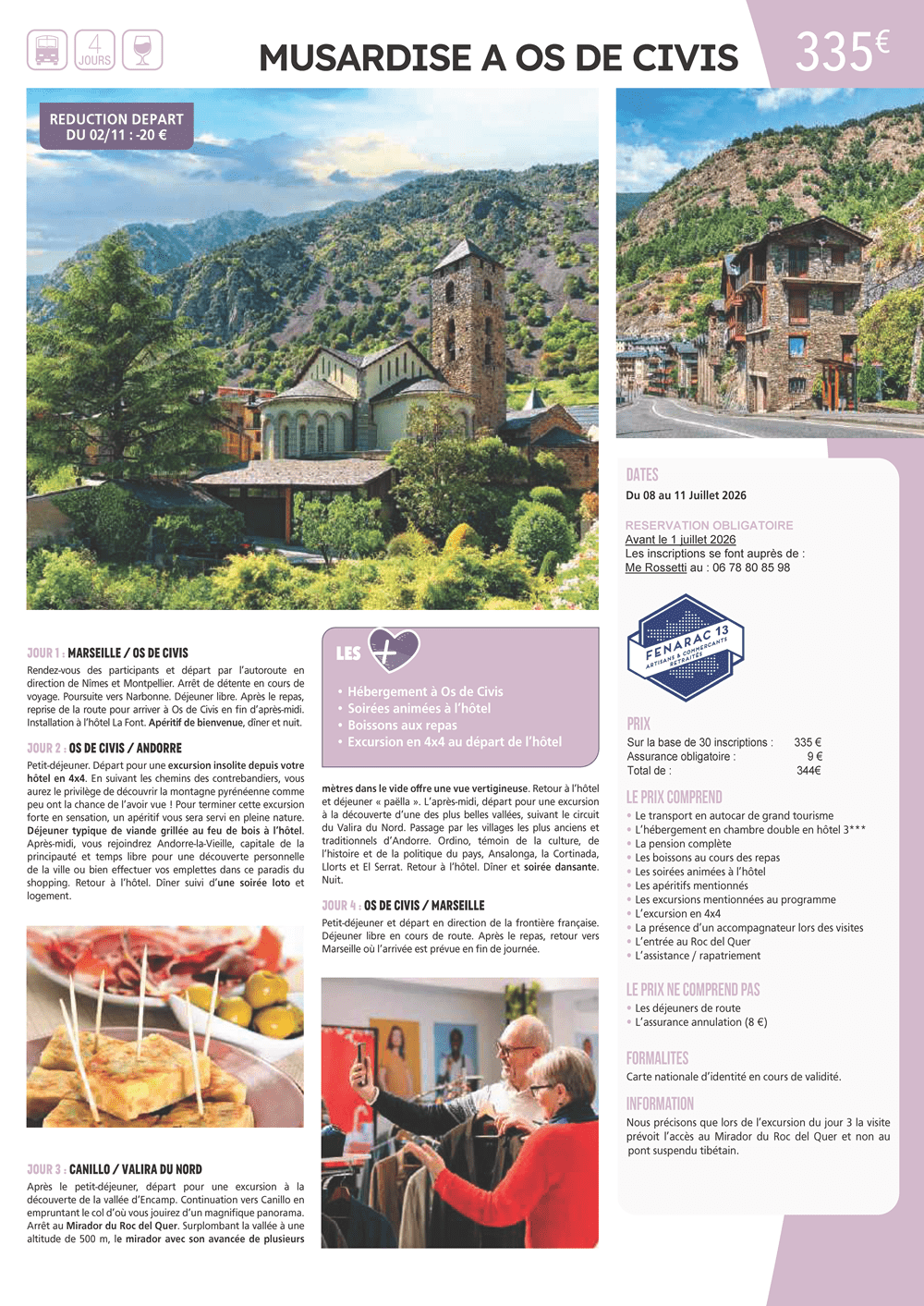 Voyage en Andorre à Os de Civis